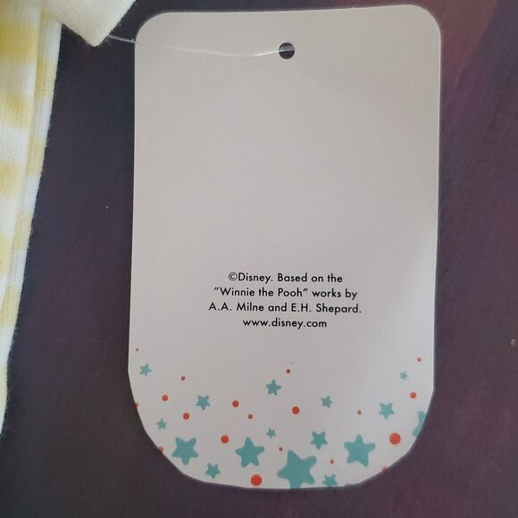 Adorable NWT Disney Baby Wishes + Dreams Winnie The Pooh Set Of 3 Onesies Sz 0-3 - Picture 5 of 7